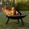 BURI Feuerschale 59cm rund aus Metall | Feuerstelle mit 2 Produktbild-Vorschau 6