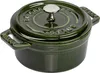 Staub Mini Cocotte 10cm rund Basilikum-grün, Gusseisen Produktbild-Vorschau 1