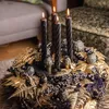 Rustic Durchgefärbte Schwarze Stabkerzen 250/28mm 4er-Set Produktbild-Vorschau 4
