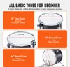 VEVOR Schlagzeugset, 3-teilig, Drum-Set mit verstellbarem Produktbild-Vorschau 3