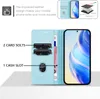 Litchi Leder Handyhülle für Samsung Galaxy S25 Wallet Produktbild-Vorschau 5