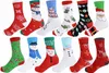 12 Paar Uni Weihnachtssocken Christmas Socks Produktbild-Vorschau 1