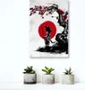 Leinwandbild goku und der rote mond anime 40x60 cm Feeby Produktbild-Vorschau 2