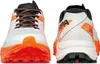 Trailrunning-Schuhe "Spin Ultra 2" von Scarpa in Weiß und Orange; Vorder- und Rückansicht. Náhľad obrázku produktu