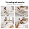 PixelPilot Schlafsofa 2-Sitzer aus Cord, ausklappbar, Produktbild-Vorschau 5