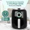 Emerio friteuse à air – 3,2 L – 1450 W – thermostat Voir les images du produit 2