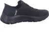 A black Skechers Go Walk Flex shoe is shown from the side against a white background. Produktbild-Vorschau