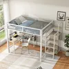 MODFU Hochbett 140x200cm mit Rausfallschutz, Kinderbett mit Produktbild-Vorschau 3
