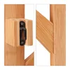 Relaxdays Wandgarderobe aus Bambus, 6 Haken, Garderobe, Produktbild-Vorschau 6