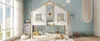 Etagenbett 90x200 cm Kinderbett Hausbett aus Produktbild-Vorschau 10