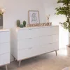 CALICOSY - Commode 6 Tiroirs L120 cm - COPENHAGUE Voir les images du produit 4