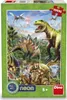Dino Puzzle Spielzeug Neon Dinosaurier 100 Teile Glow in Produktbild-Vorschau 6