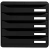 Exacompta Schubladenbox Big Box Plus 5 offene Schubladen Produktbild-Vorschau 2