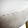Polsterstuhl MARIS, beige mit goldenen Beinen Produktbild-Vorschau 4