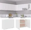A modern white kitchen with upper cabinets and a countertop. Náhľad obrázku produktu