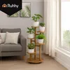 Ruhhy 26041 Stojan na květiny 86 x 33 x 18 cm, hnědý Náhled obrázku produktu 4