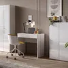 Calicosy - Scrivania con 1 grande cassetto, bianco lucido Anteprima dell’immagine prodotto 3