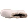 A top-down view of a single beige boot with faux fur lining. Produktbild-Vorschau