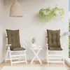 vidaXL Hochlehner-Auflagen 2 Stk. Melange Taupe 120x50x7 cm Produktbild-Vorschau 3