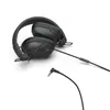 A pair of black headphones with a black audio cable and a 3.5mm jack. Náhled obrázku produktu