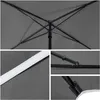 VOUNOT® Sonnenschirm für Balkon, 200 × 125 cm, Knickbarer Produktbild-Vorschau 5