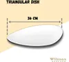 Piatto Wilmax in porcellana da 36 cm, bianco WL-992801/A Anteprima dell’immagine prodotto 3