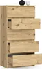 Kommode in Artisan Eiche mit 5 geräumigen Schubladen, 60 cm Produktbild-Vorschau 2