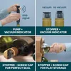 Airtender Wine Vacuum Blister Pack (schwarz, 3 Nanostopper, Produktbild-Vorschau 13