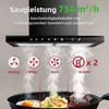 LEVIVO A+++ Dunstabzugshaube 60cm Umluft & Abluft mit 750 Produktbild-Vorschau 2