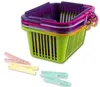 Centi Wäscheklammernkorb 12 x 25 x 18,5 cm Henkel Haken Produktbild-Vorschau 2