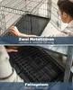 Lionto transportkooi voor dieren, inklapbare metalen kooi Productafbeelding-voorbeeld 4