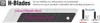 Lame de rechange KDS HB10/25x0. 7mm 10pcs noir Voir les images du produit 3