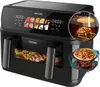 Cecotec Heißluftfritteuse 10L Grillplatte Grill Doppelte Produktbild-Vorschau 2