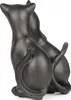 Decorazione figurina coppia gatto nero 17 cm di altezza Anteprima dell’immagine prodotto 7