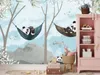 Muralo Selbstklebende Fototapete für Kinder PANDAS Pflanzen Produktbild-Vorschau 10