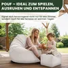 Dreamroots Bean Bag 90x90x100 cm Pouf avec dossier et Voir les images du produit 8