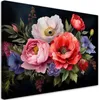 Leinwandbild Blumenstrauß Blumen 120x80 Feeby Bunt bild für Produktbild-Vorschau 1