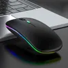 INF Kabellose Maus - 2,4G + Bluetooth Dual Mode, Schwarz Produktbild-Vorschau 4