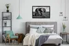 MuchoWow® Gerahmtes Poster Mutter und Baby Elefant durch Produktbild-Vorschau 5