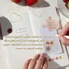 100 ks sponiek na papier v tvare srdca zo železa, Náhľad obrázku produktu 4