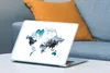 MuchoWow® Laptop Aufkleber Sticker Cover Weltkarte - Zitate Produktbild-Vorschau 4
