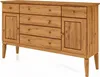 Kommode Sydo aus Wildeiche massiv 168x45x100 cm 2 Türen 6 Produktbild-Vorschau 1