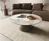 DELIFE Couchtisch Edge Rund 100x100 cm Keramik Minas Produktbild-Vorschau 1