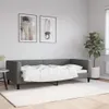 vidaXL Letto da giorno grigio scuro 90x200 cm in tessuto Anteprima dell’immagine prodotto 2