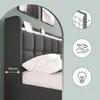 MODFU Lit avec rangement 90 x 200 cm - Tiroirs, ports USB Voir les images du produit 5