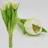 Künstliche Tulpen Silikon Blumenstrauß 7 Stück Realistisch Produktbild-Vorschau 4