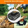 Confezione da 2 batterie di ricambio per utensili Worx 20V, Anteprima dell’immagine prodotto 7