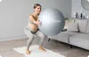 Nukido Těhotenský aerobní míč 65 cm NS-951 šedý Anteprima dell’immagine prodotto 10