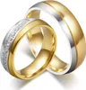 Eheringe : Trauringe / Ring aus Edelstahl silber gold 62 Produktbild-Vorschau 1