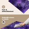 KitchenYeah© Herdabdeckplatte Aquarell - Sterne - Lila , Produktbild-Vorschau 2